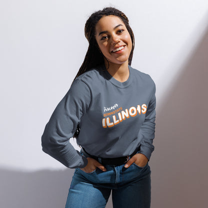 Comfort Colors Downstate IL Icon Long Sleeve Tee